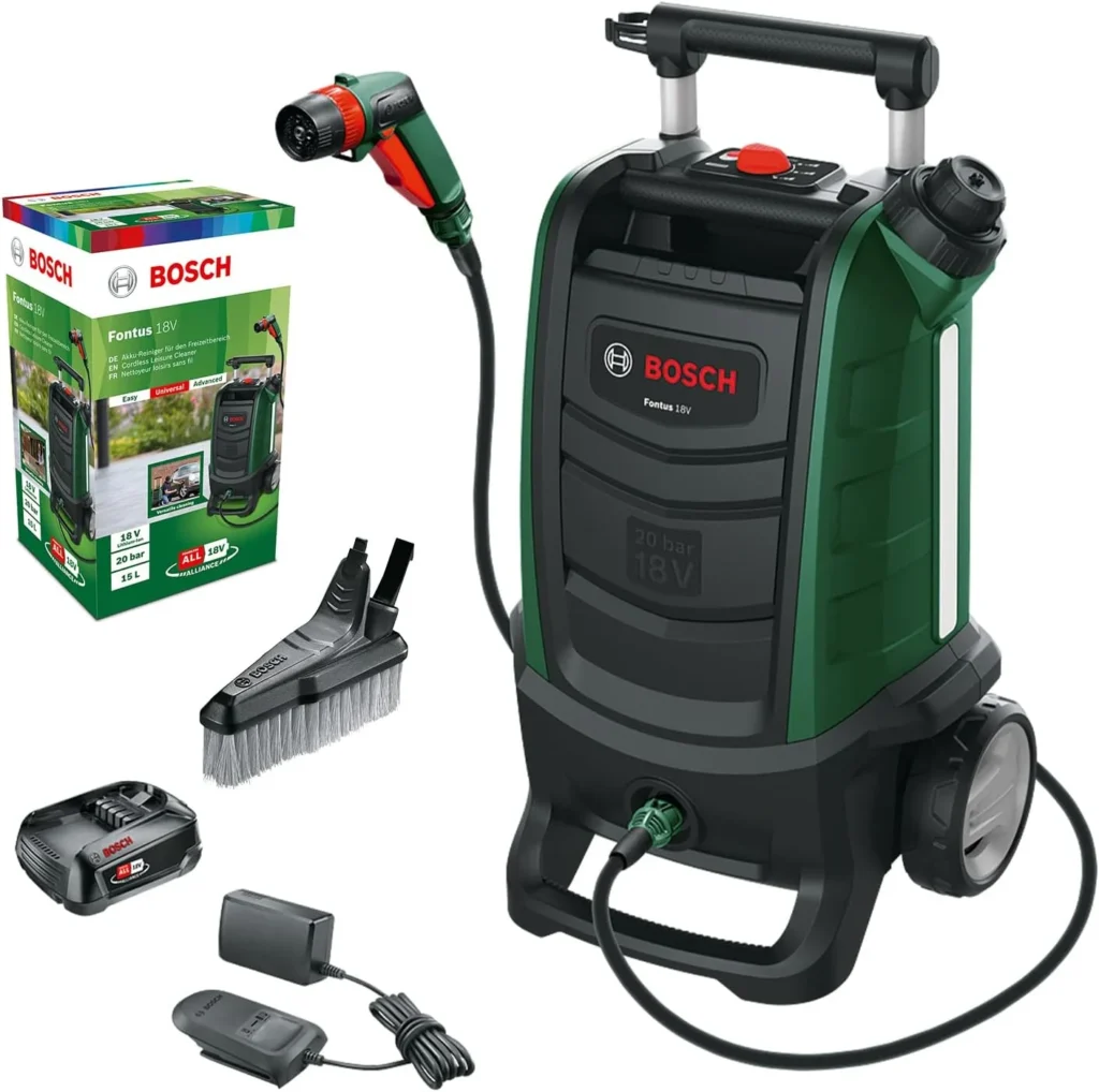 Vue principale de Bosch Fontus 18V, Nettoyeur extérieur sans fil avec batterie