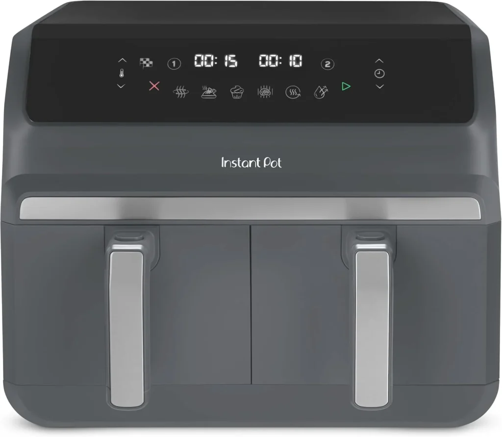 Vue principale de Instant Pot Vortex Dual Truffle, Friteuse sans huile double panier 8 L